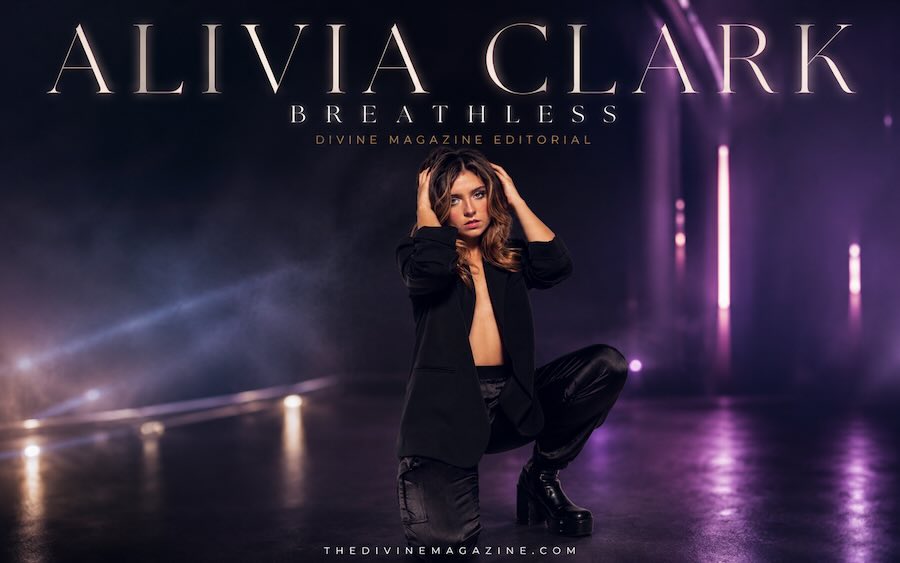 Alivia Clark in a promotional image provided by Divine Magazine